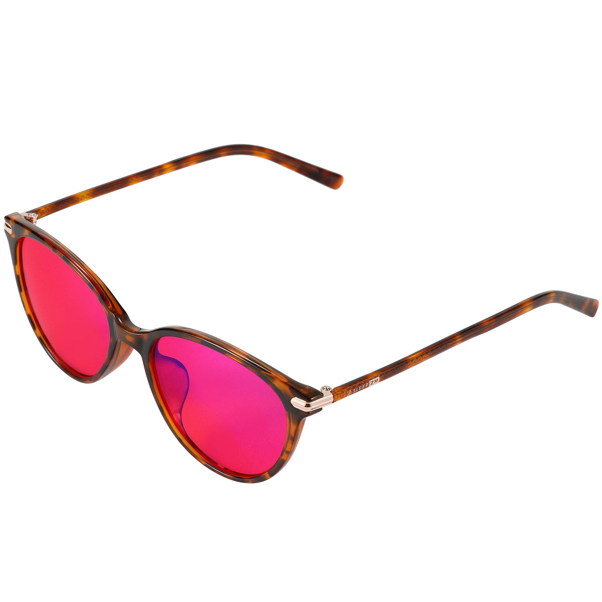 SleepAidMax Red Jen Blue Light Glasses – Tortoise