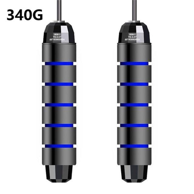 Unisex Jump Rope Tangle-Free Jumping Rope Speed With Ball Bearings Rapid Speed Jump Rope Cable And 6” Memory Foam Handles Ideal For Aerobic Exercise Like Speed Training Extreme Jumping Endurance Training And Fitness Gym 3M
